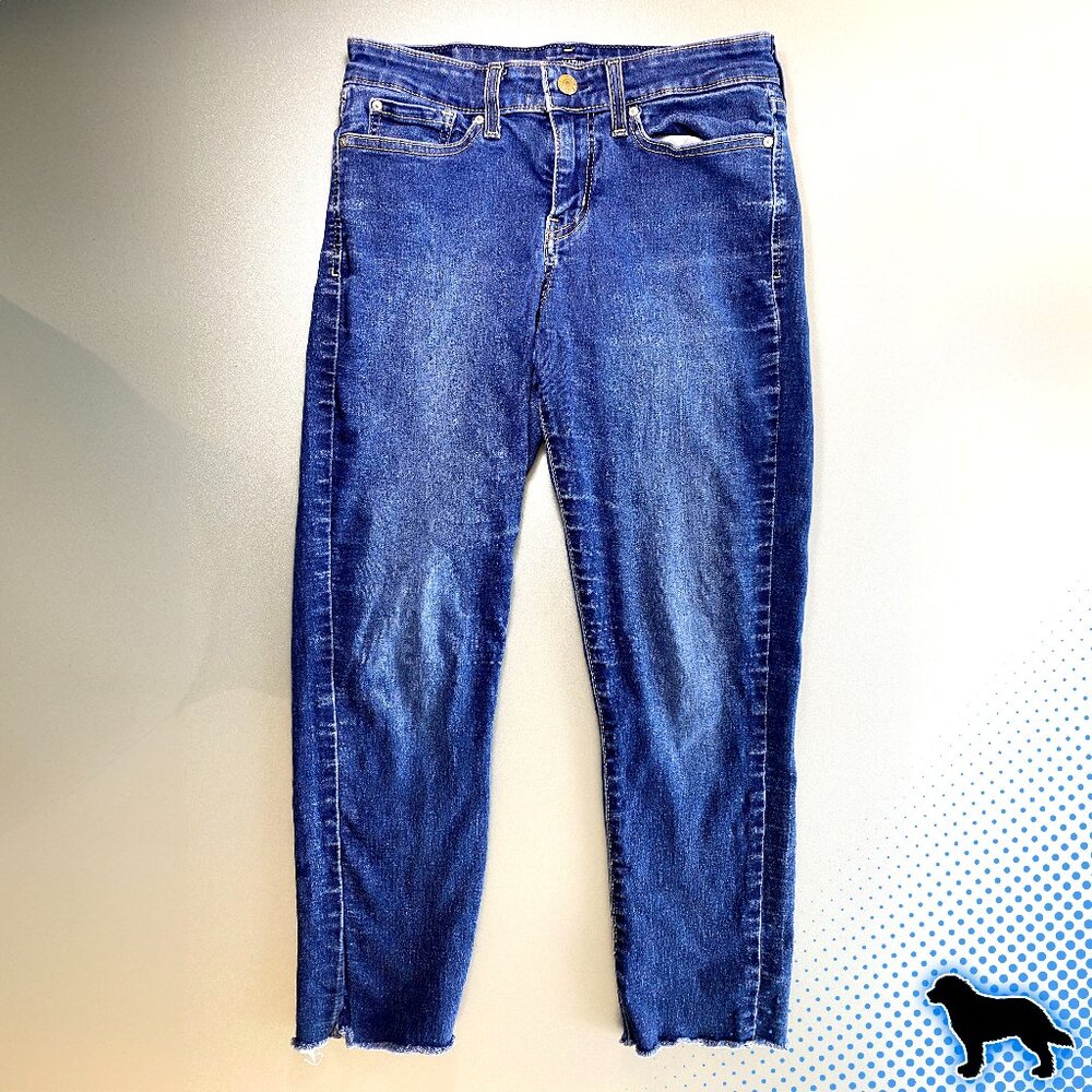 Levi's Signature Gold Midrise Skinny Jean Denim Size 6 M W 28 L 32 Levis Raw Hem